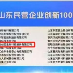 喜报丨AG厅创园入选2025山东民营企业100强